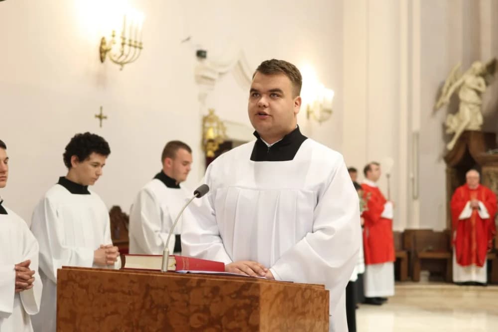 /FOTOGALERIJA/ Nedjelja Muke Gospodnje – Cvjetnica u požeškoj Katedrali