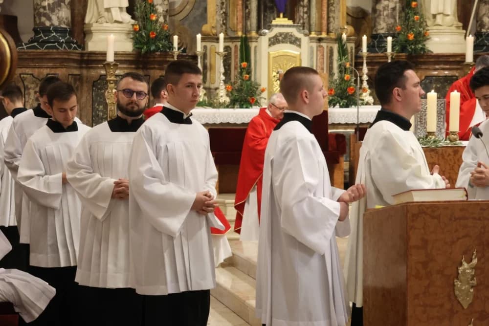 /FOTOGALERIJA/ Nedjelja Muke Gospodnje – Cvjetnica u požeškoj Katedrali