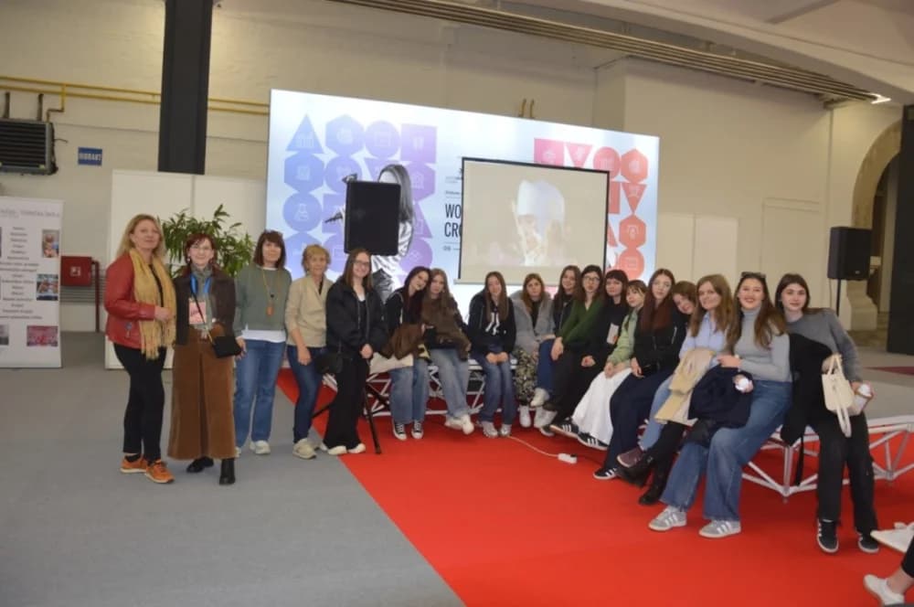Učenice i nastavnice iz Italije u mobilnosti u Obrtničkoj školi