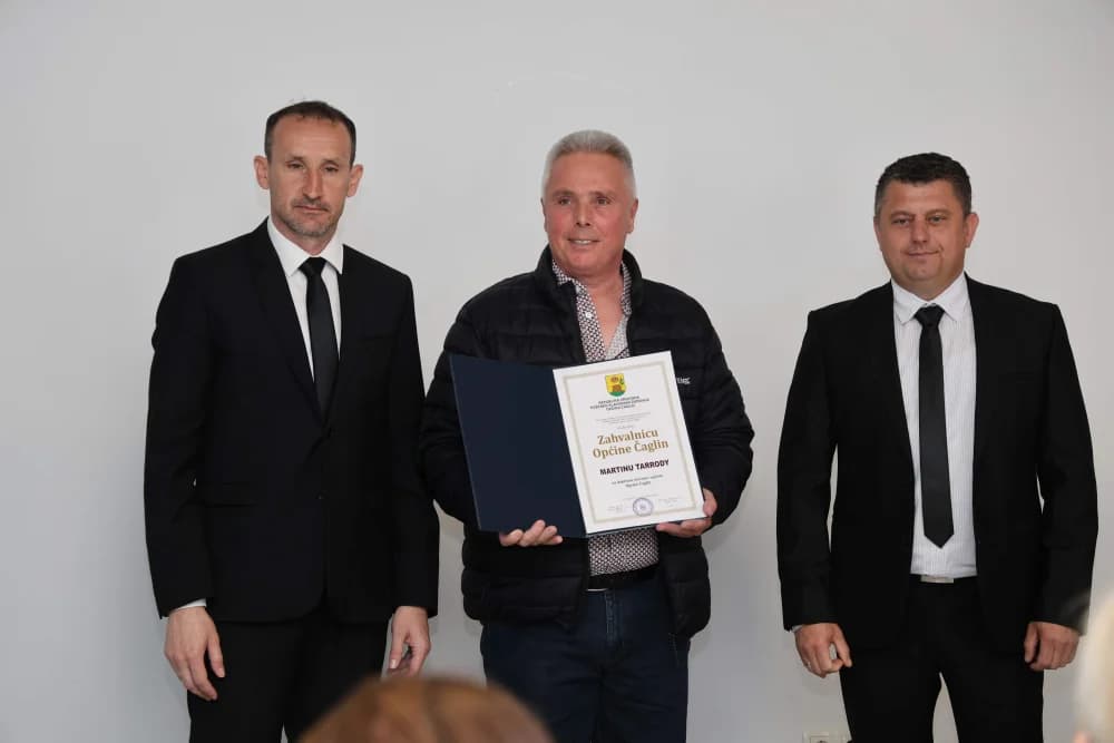 OBILJEŽAVANJE DANA OPĆIN ČAGLIN: Nagrade primili Ivona Švajda, Robert Garc i OPG Mijat Barišić, a zahvalnicu Martin Tarrody