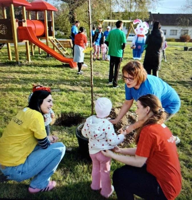Novoizgrađeno dječje igralište u Požeškim sesvetama na radost djece i njihovih roditelja