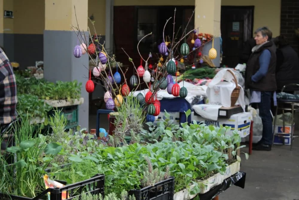 Uskrsna ponuda na požeškoj tržnici