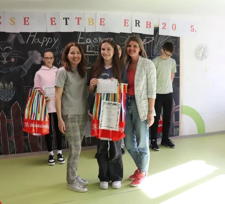 OSNOVNA ŠKOLA FRA KAJE ADŽIĆA: Održano Županijsko natjecanje iz lijepog čitanja na njemačkom jeziku