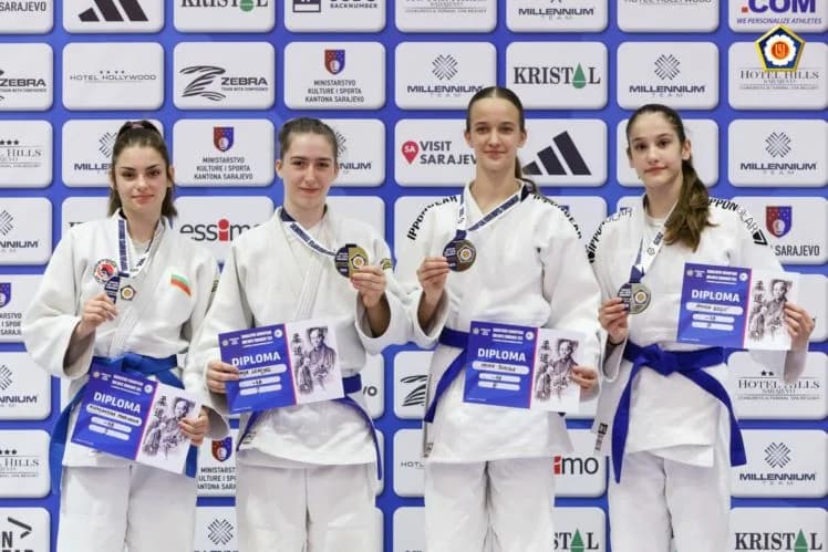 ČAGLINSKI JUDO KLUB „SLAVONAC“: U Sarajevu osvojili tri europske medalje, a vrlo uspješni i na turniru u Pisarovini