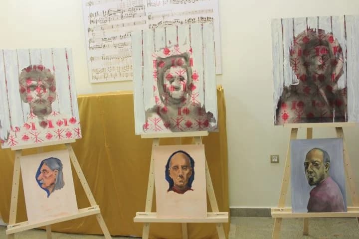 U PLETERNICI UZ „NOĆ KNJIGE“: Otvorena izložba slika „Ramski vez” akademskog slikara Brune Bulaje iz Zagreba