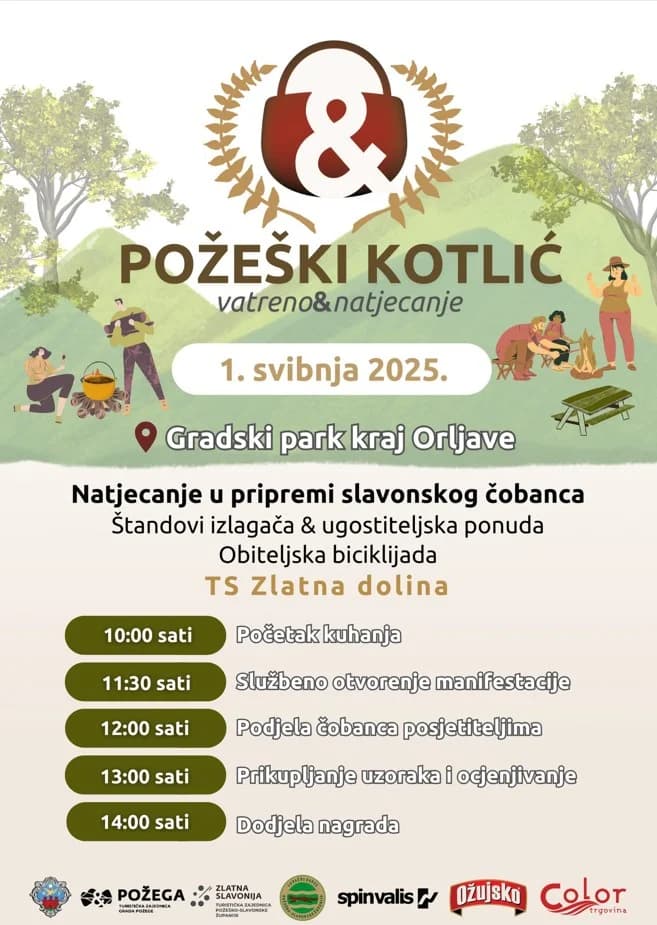 Ne propustite biciklijadu i ovogodišnji „Požeški kotlić“: Park kraj Orljave 1. svibnja 2025. godine