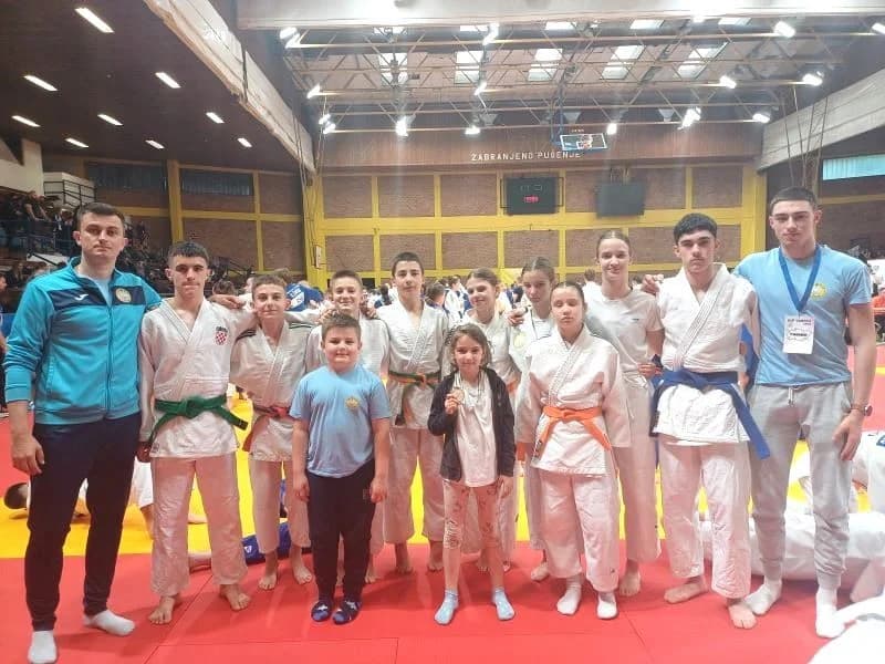 ČAGLINSKI JUDO KLUB “SLAVONAC“: Na međunarodnom turniru u Zagrebu osvojili devet medalja