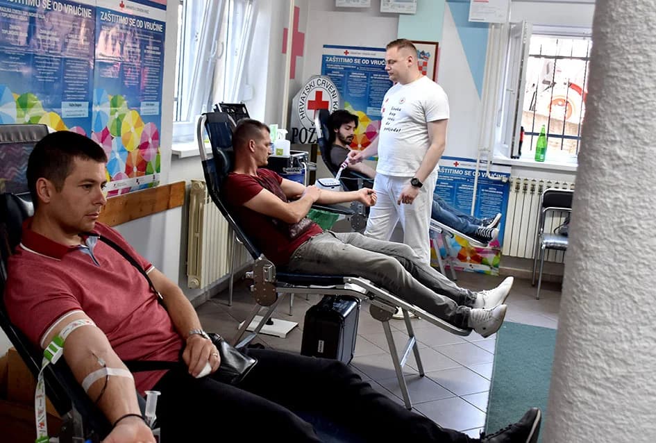 ODRŽANA TRODNEVNA AKCIJA DARIVANJA KRVI U POŽEGI: Prikupljeno 358 doza
