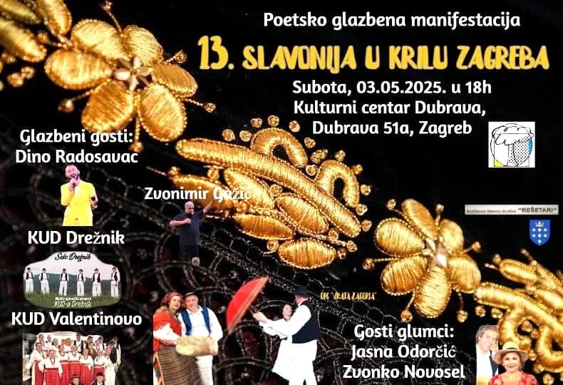 NASTUP PEIĆEVACA U ZAGREBU: Sudjelovali na poetsko-glazbenoj manifestaciji “Slavonija u krilu Zagreba“