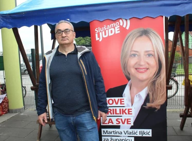 USUSRET LOKALNIM IZBORIMA: Kandidatkinja za županicu Martina Vlašić Iljkić u Pleternici na druženju s građanima