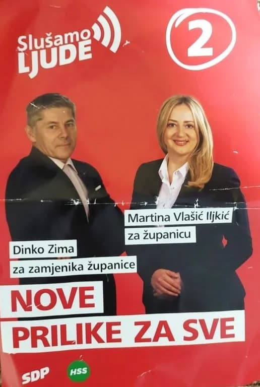USUSRET LOKALNIM IZBORIMA: Kandidatkinja za županicu Martina Vlašić Iljkić u Pleternici na druženju s građanima