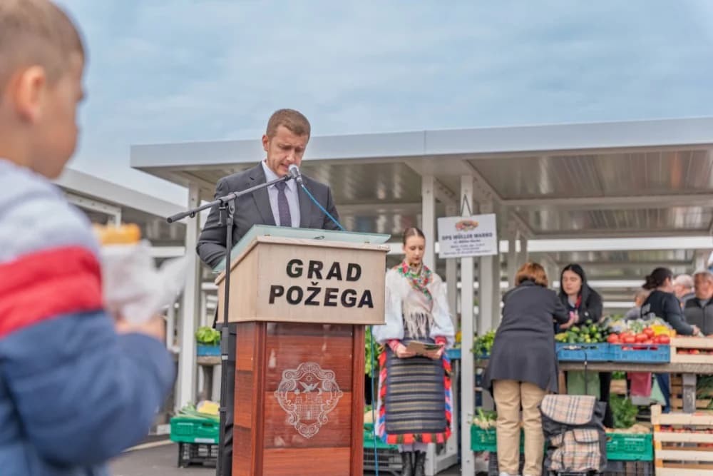 Otvorena nova gradska tržnica u Požegi: „Bilo je onih koji su sumnjičavo gledali na ovaj projekt“