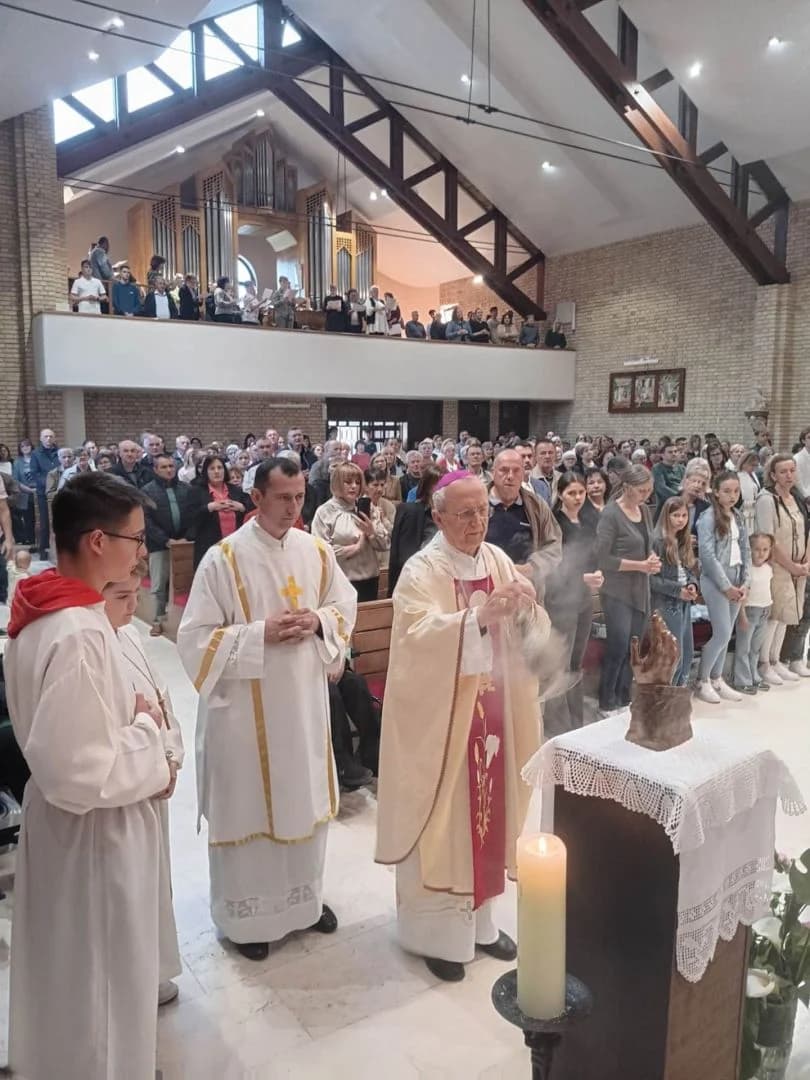 Blagoslov relikvije sv. Leopolda Mandića u Požegi