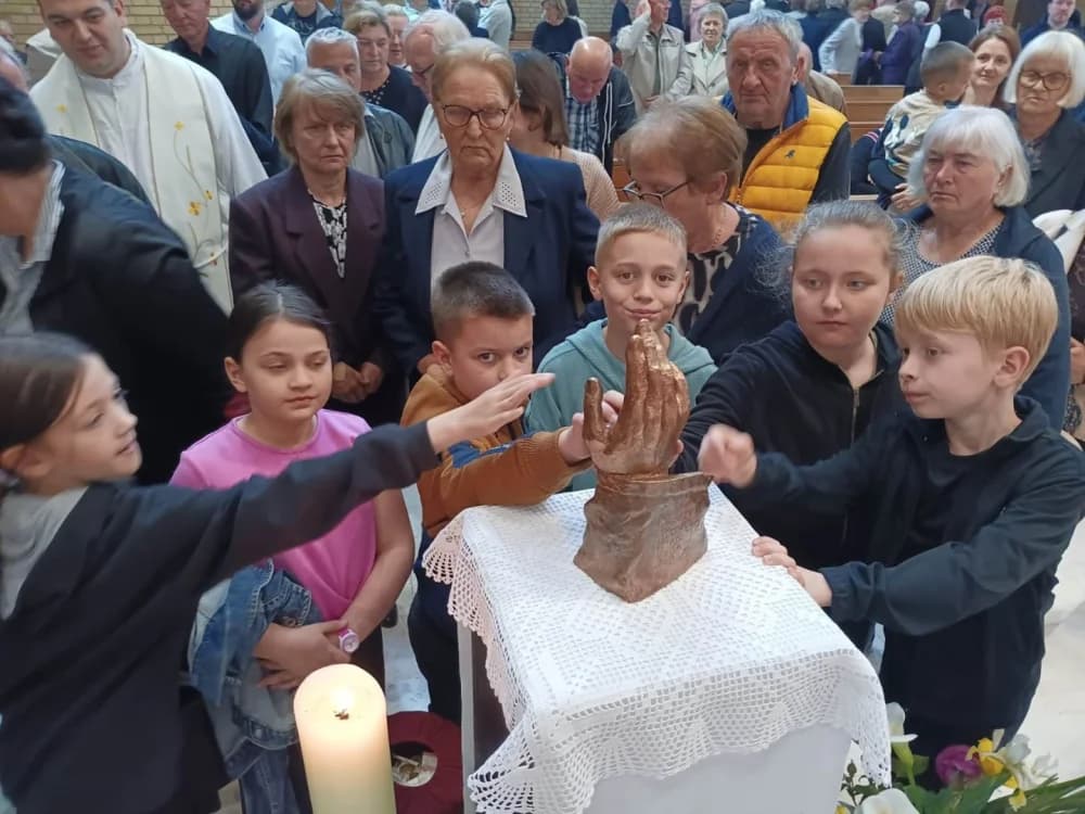 Blagoslov relikvije sv. Leopolda Mandića u Požegi
