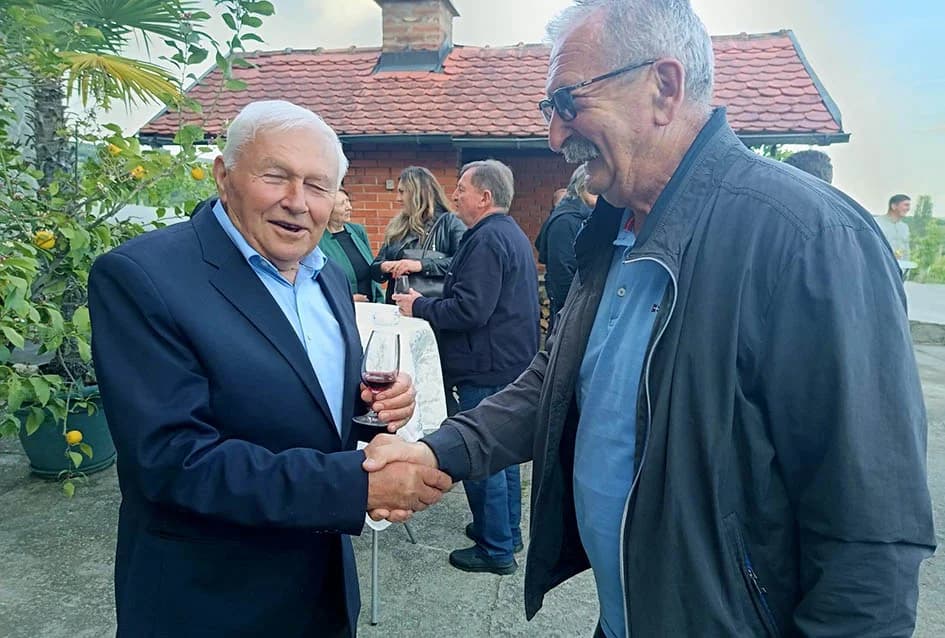 Ugledni vinar Ivo Enjingi proslavio 85. rođendan uz brojne prijatelje i poslovne ljude
