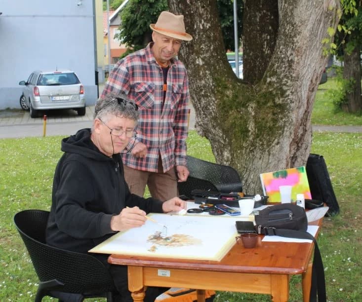 Na likovnoj koloniji u Požegi sudjelovalo tridesetak slikara