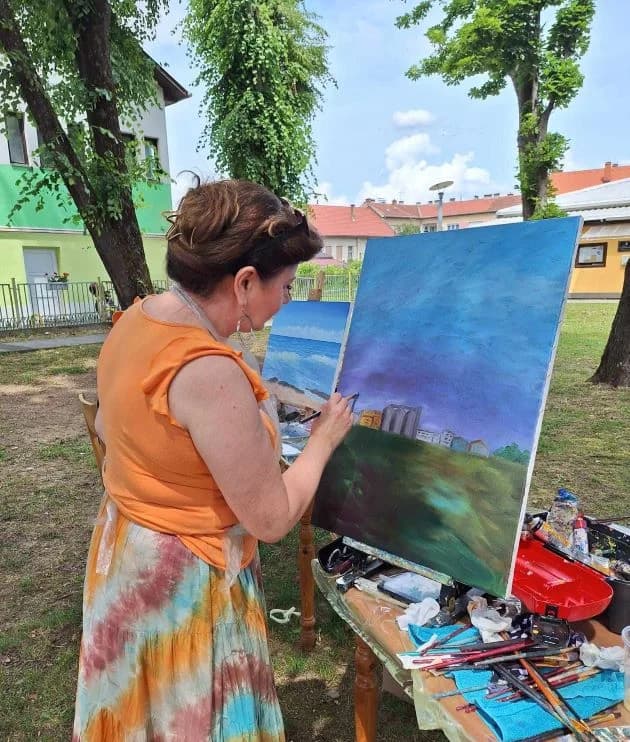 Na likovnoj koloniji u Požegi sudjelovalo tridesetak slikara