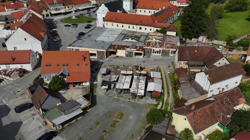 (VIDEO-FOTO) S pogledom iz zraka o novoj etapi u projektu rekonstrukcije povijesne jezgre grada Požege