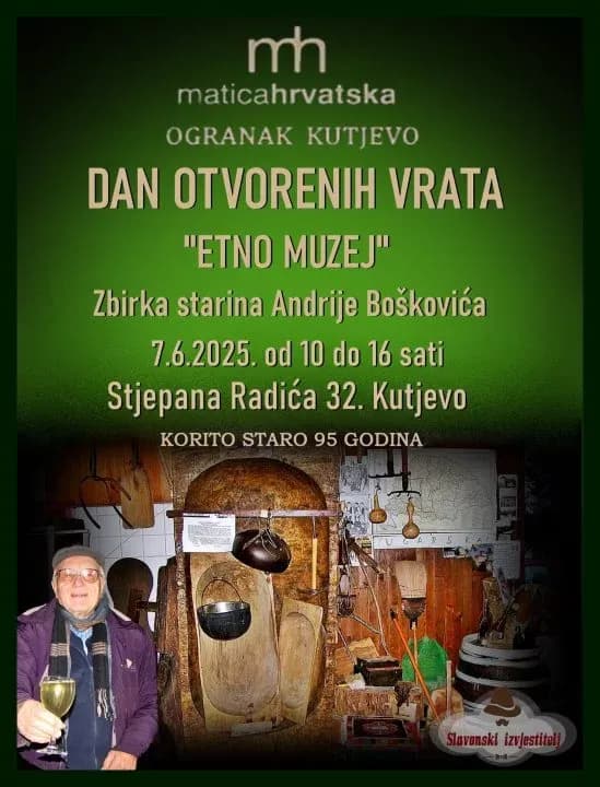[NAJAVA] Zavirite u prošlost: Etno muzej Andrije Boškovića u subotu otvara vrata!