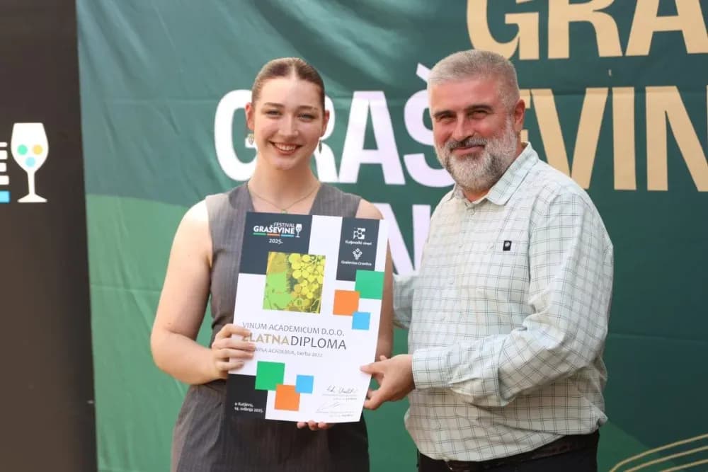 Dodijeljena šampionska priznanja za vrhunska vina u sklopu Festivala graševine 2025.: Šampion berbe 2024. za suha vina – Kutjevo d.d.