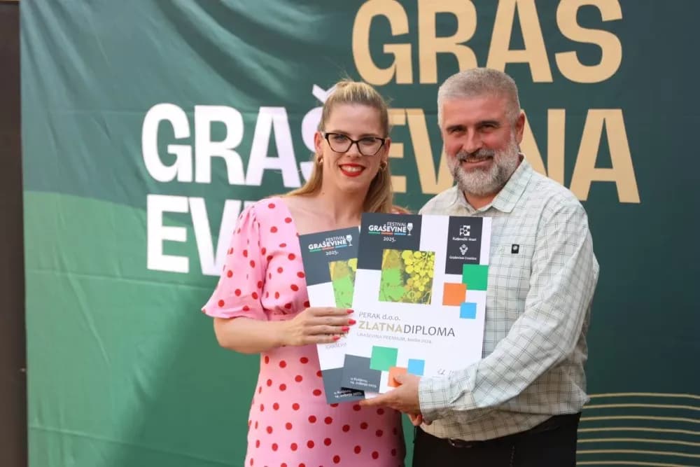 Dodijeljena šampionska priznanja za vrhunska vina u sklopu Festivala graševine 2025.: Šampion berbe 2024. za suha vina – Kutjevo d.d.