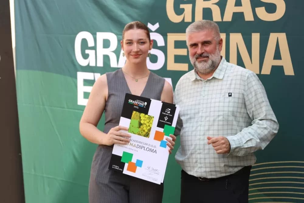 Dodijeljena šampionska priznanja za vrhunska vina u sklopu Festivala graševine 2025.: Šampion berbe 2024. za suha vina – Kutjevo d.d.