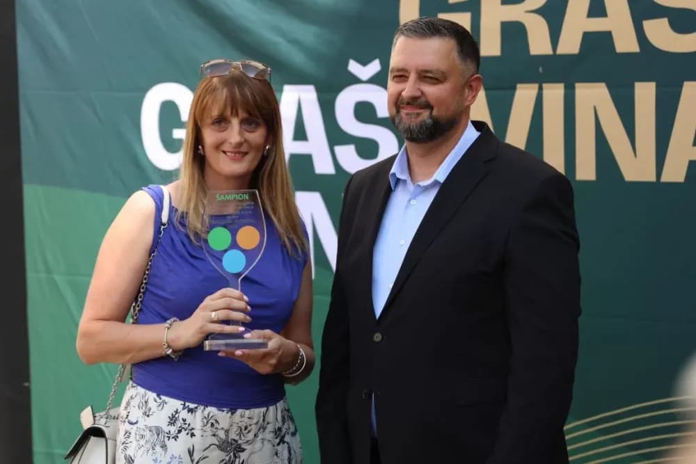 Dodijeljena šampionska priznanja za vrhunska vina u sklopu Festivala graševine 2025.: Šampion berbe 2024. za suha vina – Kutjevo d.d.