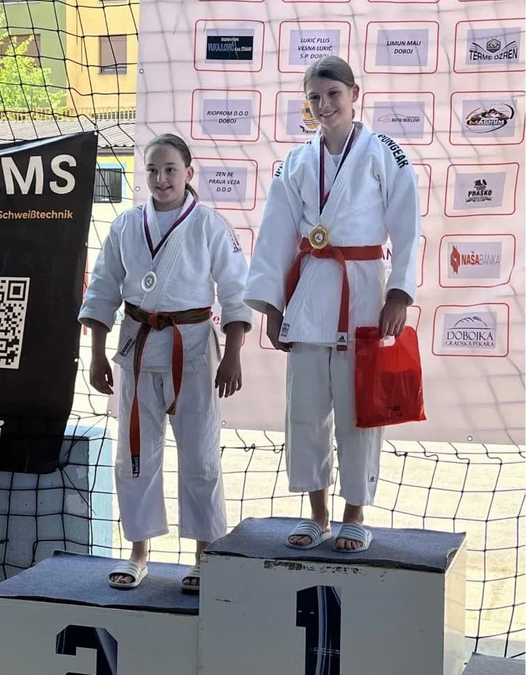 ČAGLINSKI JUDO KLUB “SLAVONAC“: Na međunarodnom judo turniru u Doboju osvojili šest medalja