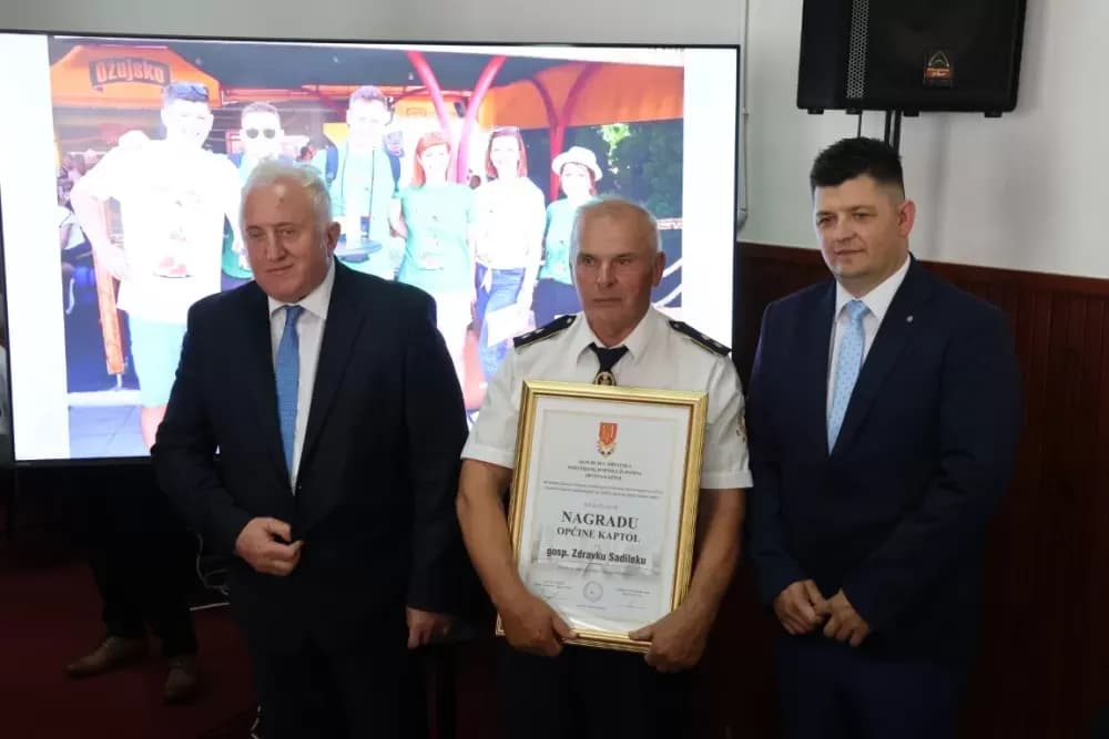 Godišnje nagrade Općine Kaptol primili Zdravko Sadilek, Lovro Vidić, Jelenko Topić i DVD Doljanovci