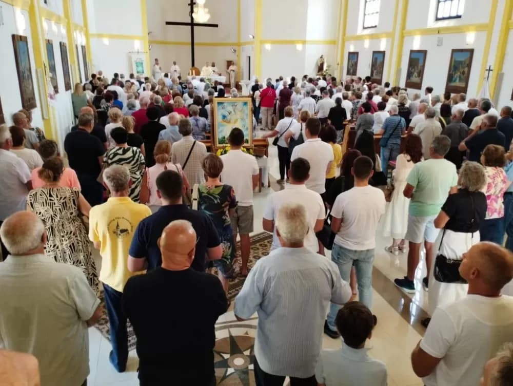 Članovi KUD-a Bektež na proslavi sv. Ilije proroka u Brodu - Bosanskoj posavini