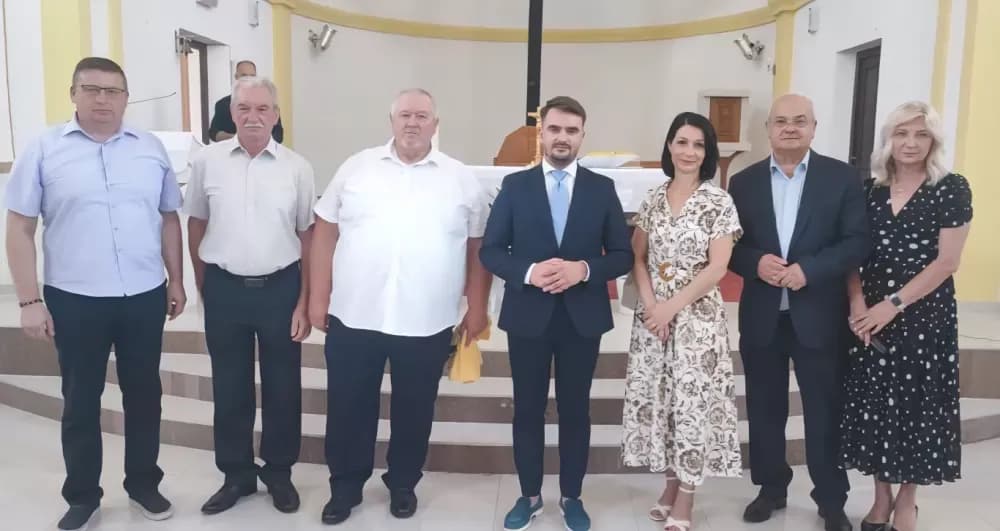 Članovi KUD-a Bektež na proslavi sv. Ilije proroka u Brodu - Bosanskoj posavini