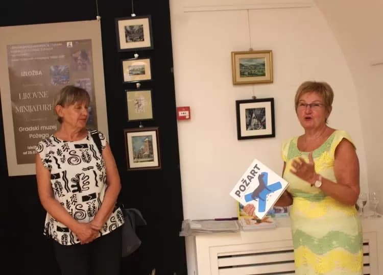 GRADSKI MUZEJ U POŽEGI:  Otvorena izložba likovnih minijatura sa 96 radova od 58 autora
