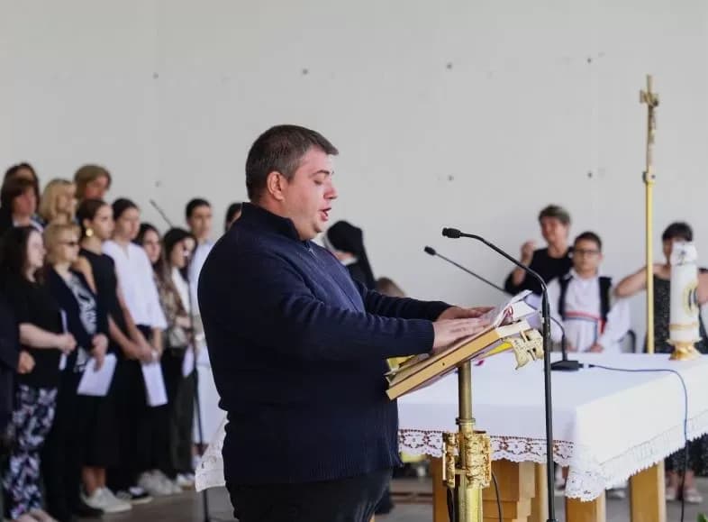 Prečasni pleternički župnik Antun Ćorković služio oproštajnu i zahvalnu svetu misu