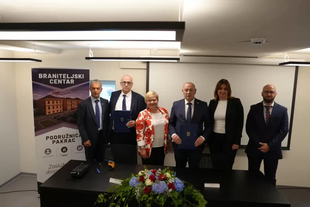 Potpisan ugovor vrijedan 14,3 milijuna eura za uspostavu Braniteljskog centra u Pakracu