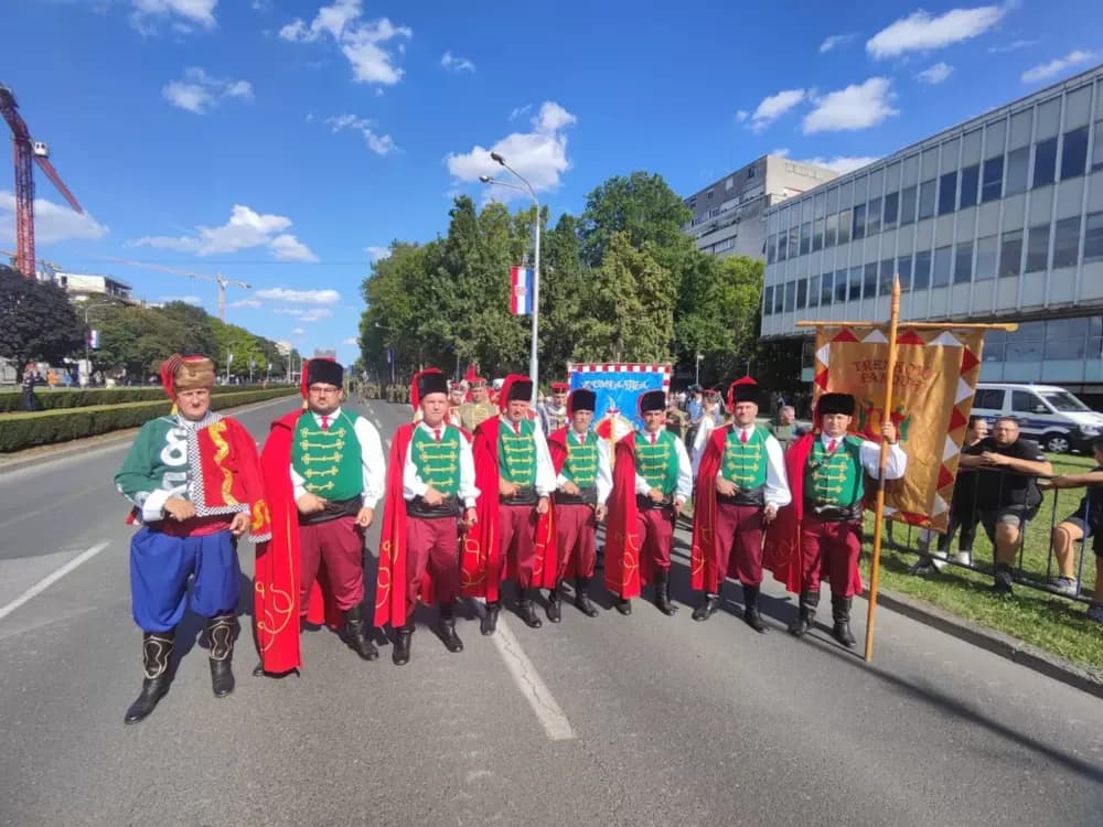 Trenkovi panduri treći put na Vojnom mimohodu