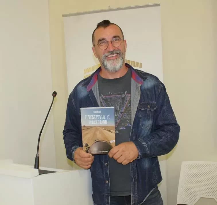 PROJEKT „ČETVRT KNJIGE“ PLETERNIČKE KNJIŽNICE: Hrvoje Rupčić predstavio knjigu ʼʼPutešestvije po Turkestanuʼʼ