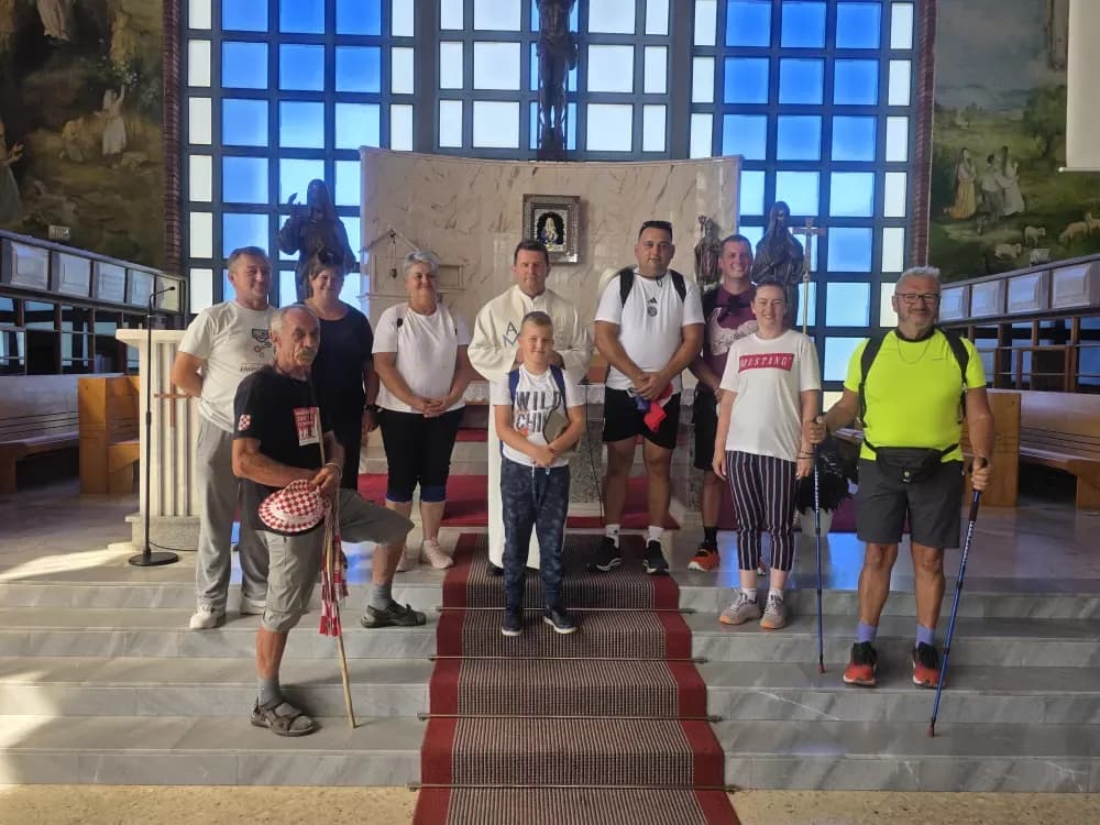Gospi Voćinskoj već poznatim stazama krenuli prvi pješaci - hodočasnici