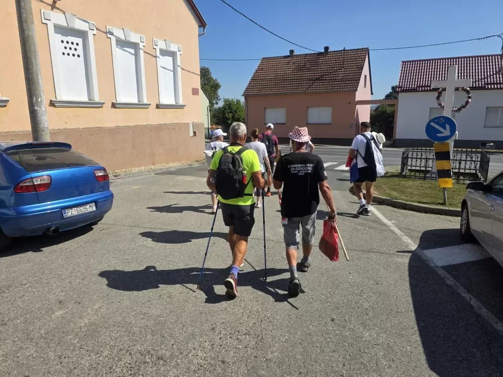 Gospi Voćinskoj već poznatim stazama krenuli prvi pješaci - hodočasnici