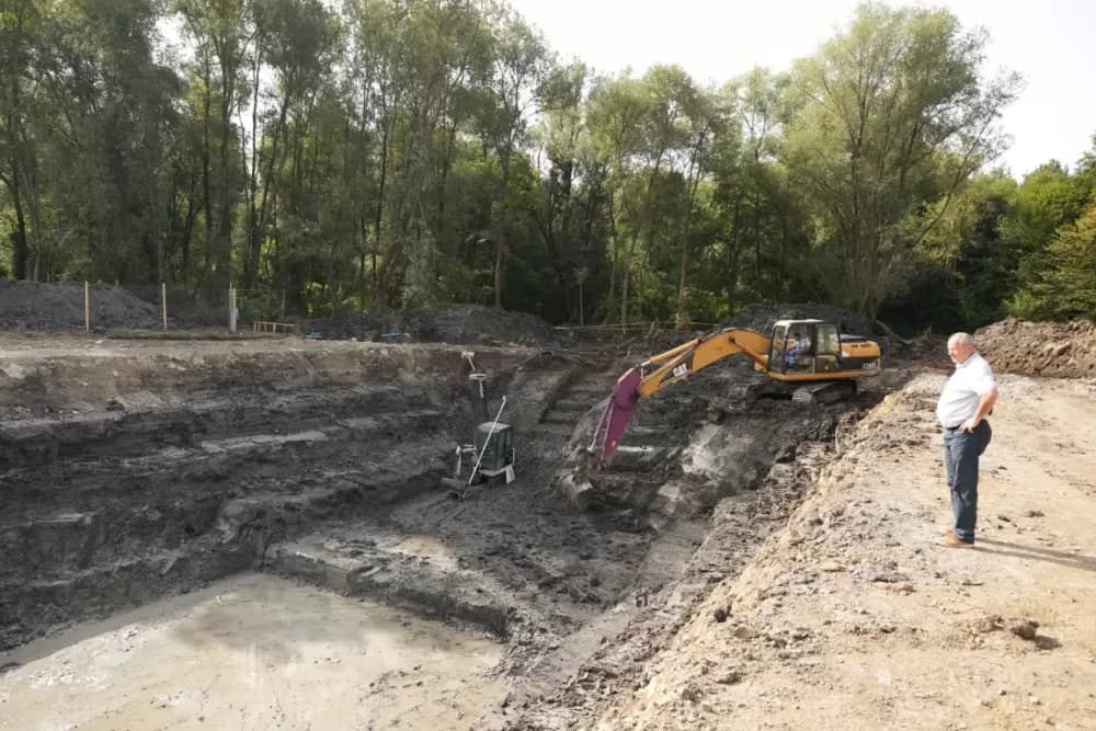 (FOTO-VIDEO) Radovi na izgradnji uređaja za pročišćavanje otpadnih voda Cerovac i Granje u poodmakloj su fazi – rok je do kraja tekuće godine