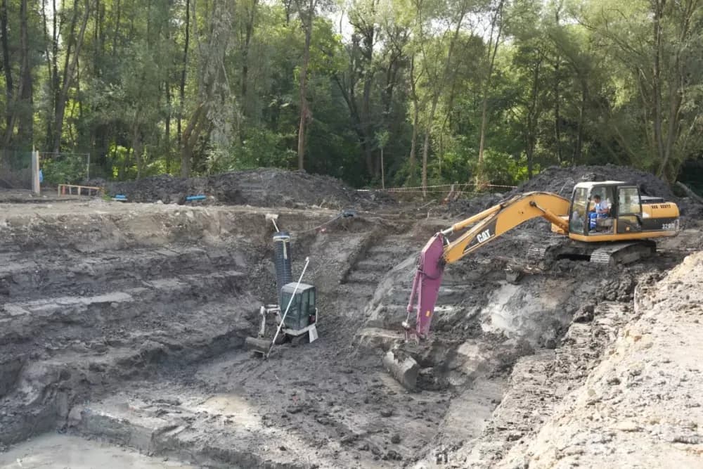(FOTO-VIDEO) Radovi na izgradnji uređaja za pročišćavanje otpadnih voda Cerovac i Granje u poodmakloj su fazi – rok je do kraja tekuće godine