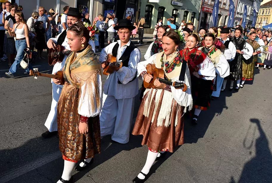 (FOTOGALERIJA) SVEČANA FESTIVALSKA POVORKA ULICAMA GRADA: Pokazana ljepta baštine koja krasi Požešku kotlinu