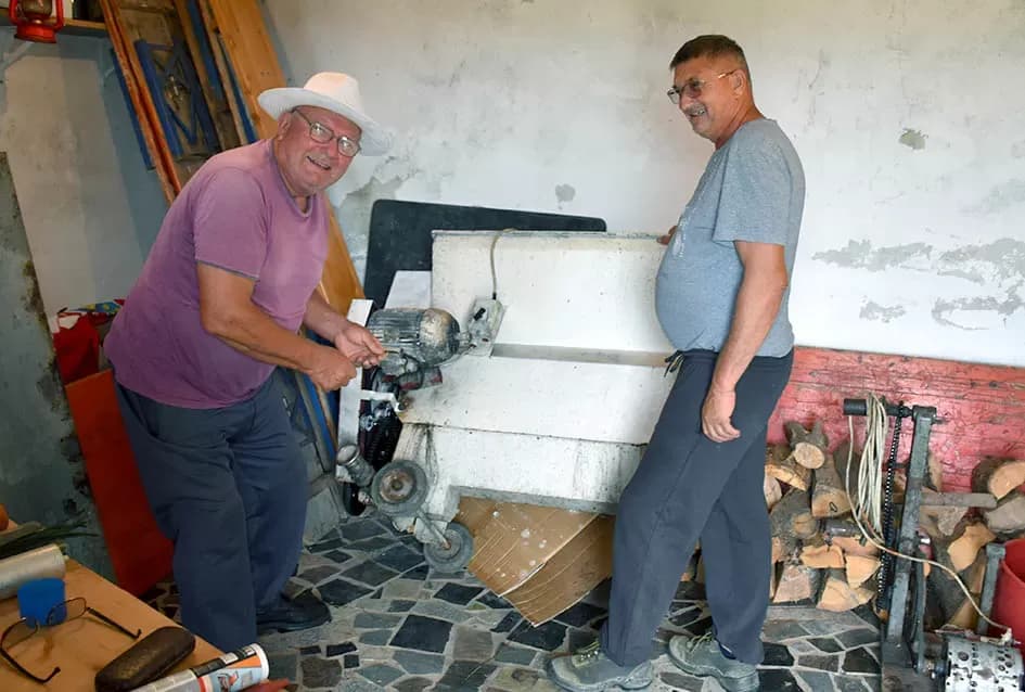 Graševina kao dukat žuta u vinogradima obitelji Mihalj iz Vetova