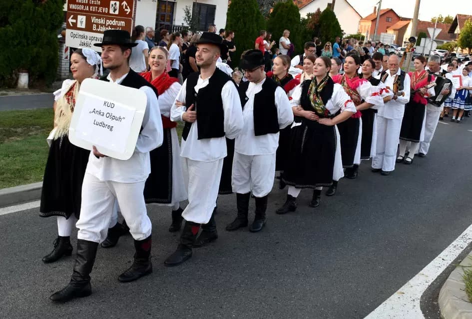 (FOTOGALERIJA) Bogatu smotru nakon nastupa desetak folklornih skupina začinili davorski tamburaši Satir