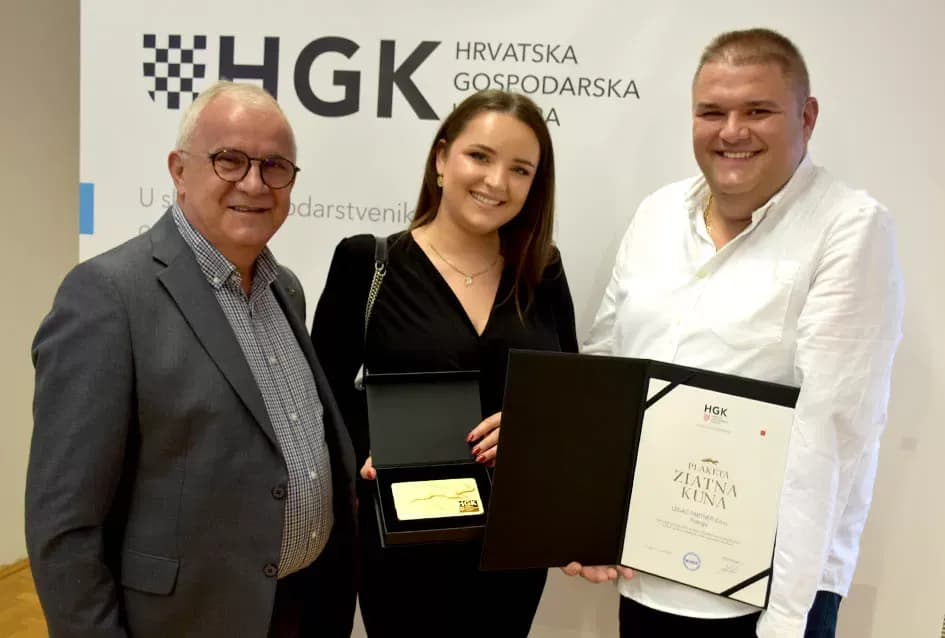 GOSPODARSKI USPJEH:Zlatne kune dobile tvrtke Lipik glas, Usluga i Legac partner