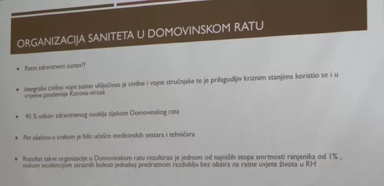 Održano predavanje „ Skrb za hrvatske branitelje-jučer, danas, sutra“