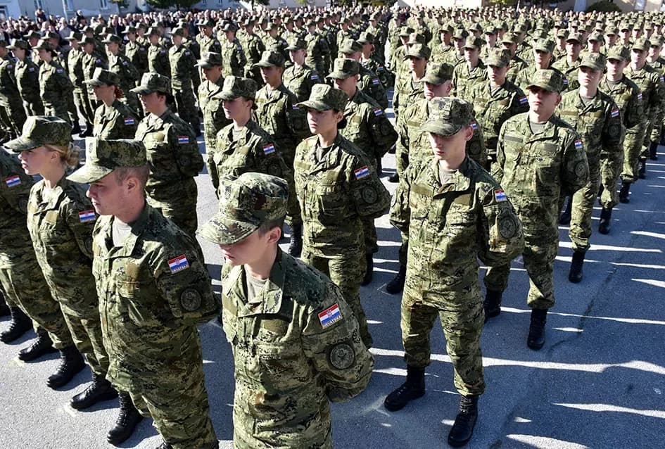 Prisegnuo je 47. naraštaj ročnika u požeškoj vojarni 123. brigade: „Hrvatska vojska nije samo oružana sila, mi smo jamac mira i sigurnosti hrvatskog naroda“