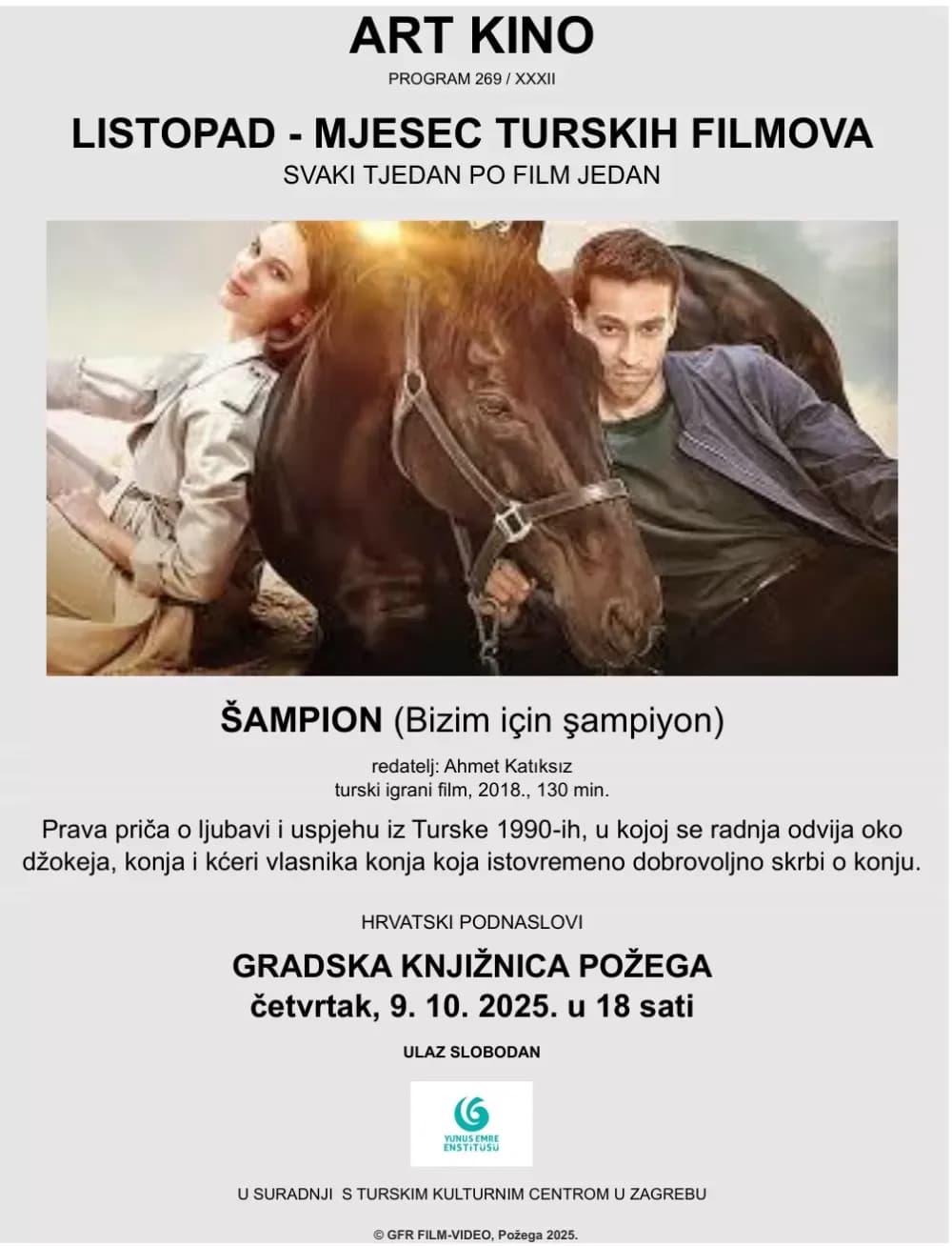 Slijedi druga projekcija u Mjesecu turskih filmova