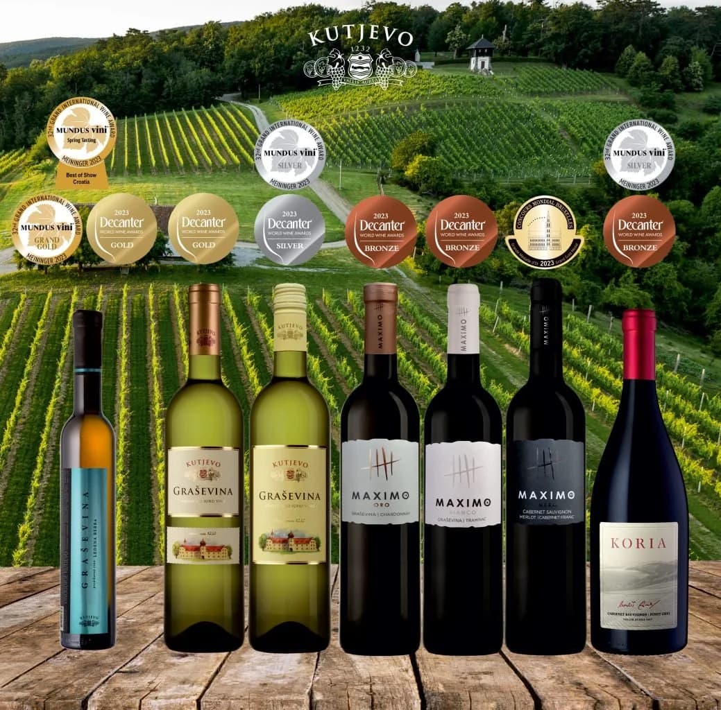 Vinarija Kutjevo osvojila svjetska priznanja 2023.: Koja su to najtraženija lokalna vina u Hrvatskoj i izvan nje