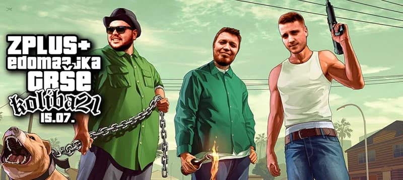 VELIKI KONCERT U KOLIBI 21: Edo Maajka, Grše i Z++ - subota 15.srpnja 2023. godine