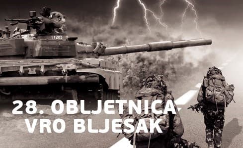 Cjelodnevni program obilježavanje 28. obljetnice Vojno-redarstvene operacije Bljesak u Okučanima